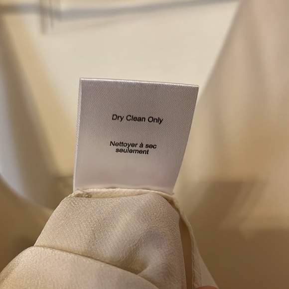 Cream Silk Tiered Tank Top T. Babaton - Picture 5 of 5